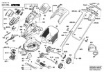 Bosch 3 600 H81 772 ROTAK 370 LI Ultra Lawnmower Spare Parts